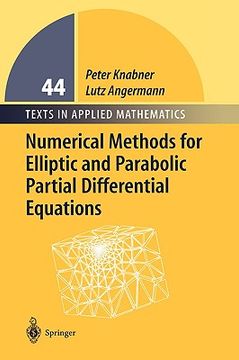 portada numerical methods for elliptic and parabolic partial differential equations (en Inglés)