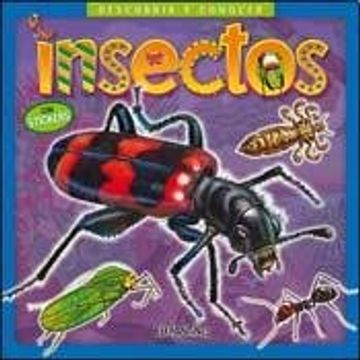 Libro  natural-insectos c/sticker, insectos, ISBN 9789871594634.  Comprar en Buscalibre