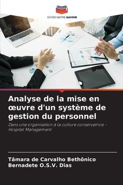 portada Analyse de la mise en oeuvre d'un système de gestion du personnel (en Francés)