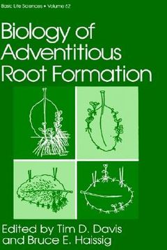portada biology of adventitious root formation (in English)