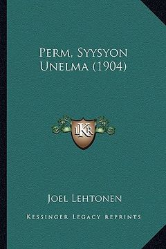 portada perm, syysyon unelma (1904) (en Inglés)