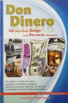 portada Don Dinero, Un Maravilloso Amigo O Un Perverso Consejero (in Spanish)