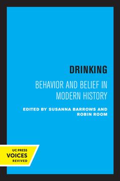 portada Drinking: Behavior and Belief in Modern History (en Inglés)