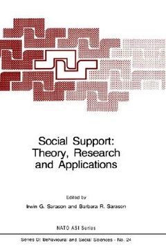 portada social support: theory, research and applications