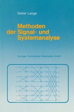portada Methoden Der Signal- Und Systemanalyse: Eine Einführung Mit Dem Personalcomputer (en Alemán)