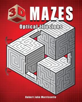portada 3D Mazes: Optical Illusions (en Inglés)