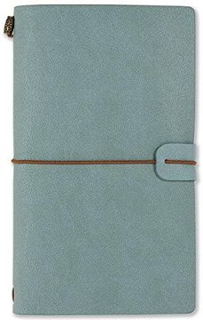portada Voyager Refillable Notebook - Light Blue (Traveler'S Journal, Planner, Notebook) (en Inglés)