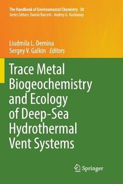 portada Trace Metal Biogeochemistry and Ecology of Deep-Sea Hydrothermal Vent Systems (en Inglés)