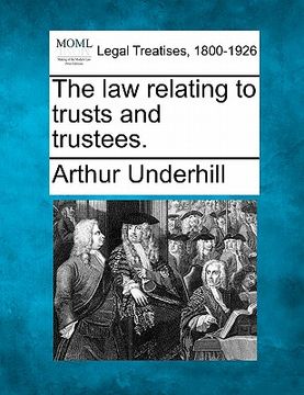 portada the law relating to trusts and trustees.