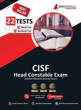 portada CISF Head Constable Recruitment Exam 2023 (English Edition) - 10 Mock Tests and 12 Sectional Tests (1300 Solved Questions) with Free Access To Online (en Inglés)