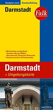 portada Falk Stadtplan Extra Standardfaltung Darmstadt