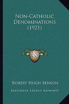 portada non-catholic denominations (1921) (en Inglés)