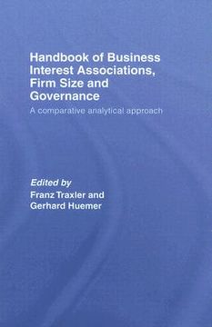 portada handbook of business interest associations, firm size and governance: a comparative analytical approach (en Inglés)