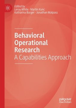 portada Behavioral Operational Research: A Capabilities Approach (en Inglés)
