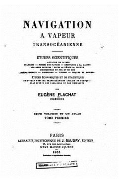 portada Navigation À Vapeur Transocéanienne, Études Scientifiques (in Spanish)