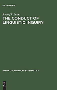 portada The Conduct of Linguistic Inquiry (Janua Linguarum. Series Practica) (en Inglés)