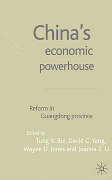 portada china's economic powerhouse: economic reform in guangdong province (en Inglés)