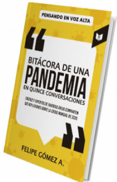 portada Bitacora de una Pandemia en Quince Conversaciones (in Spanish)