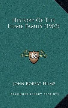 portada history of the hume family (1903) (in English)