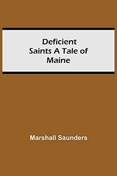 portada Deficient Saints a Tale of Maine 