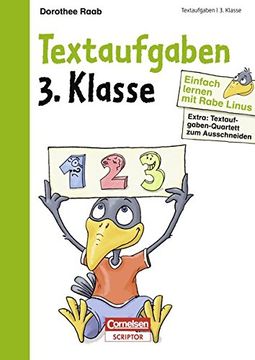 portada Einfach Lernen mit Rabe Linus - Textaufgaben 3. Klasse (en Alemán)