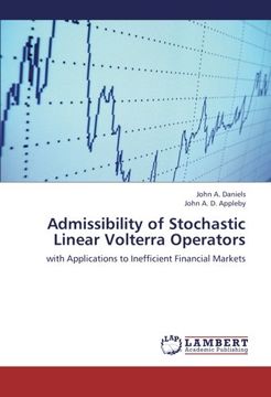 portada Admissibility of Stochastic Linear Volterra Operators: with Applications to Inefficient Financial Markets