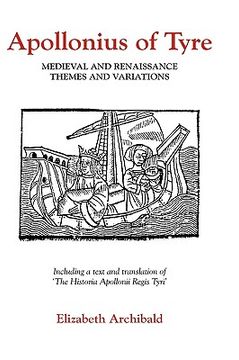 portada apollonius of tyre: medieval and renaissance themes and variations