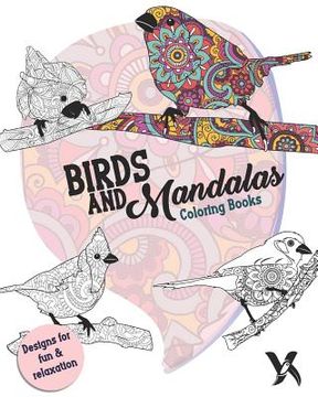 portada Birds and Mandalas - Coloring Book (en Inglés)