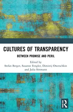 portada Cultures of Transparency (en Inglés)