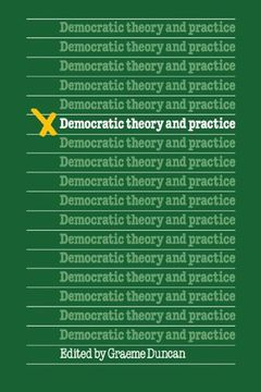portada Democratic Theory and Practice (in English)