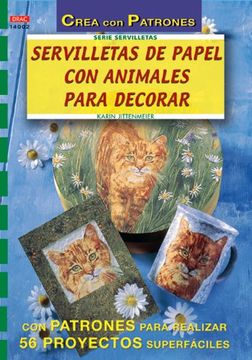portada Servilletas de Papel con Animales de Decorar (in Spanish)