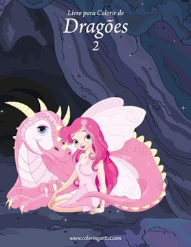 portada Livro para Colorir de Dragões 2