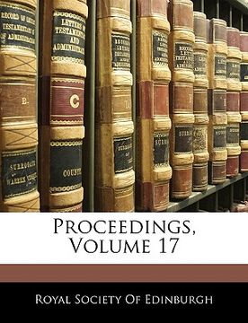 portada proceedings, volume 17 (in English)