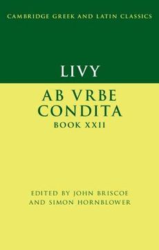 portada Livy: Ab Urbe Condita Book Xxii (Cambridge Greek and Latin Classics) (in English)