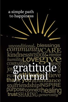portada Gratitude journal - A Simple Path to Happiness (en Inglés)