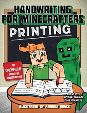 portada Handwriting for Minecrafters: Printing (en Inglés)