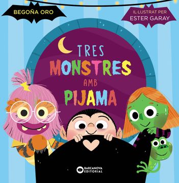 portada Tres Monstres amb Pijama (en Catalá)
