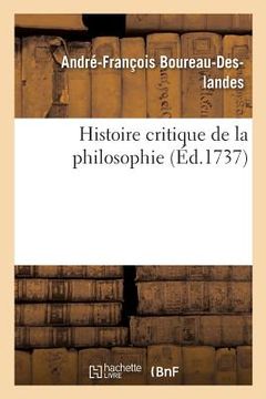 portada Histoire Critique de la Philosophie. Tome 3 (in French)