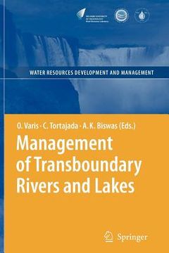 portada management of transboundary rivers and lakes (en Inglés)