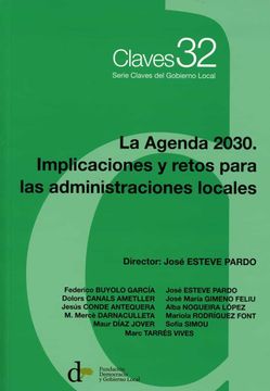 portada La Agenda 2030. Implicaciones y Retos Para las Administraciones Locales (in Spanish)