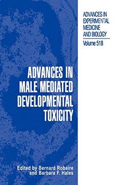 portada Advances in Male Mediated Developmental Toxicity (en Inglés)