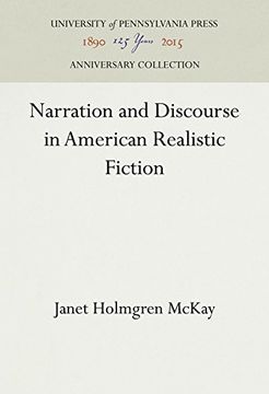 portada Narration and Discourse in American Realistic Fiction