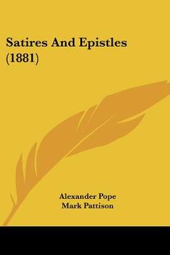 portada satires and epistles (1881)