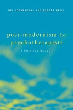 portada post-modernism for psychotherapists: a critical reader (en Inglés)