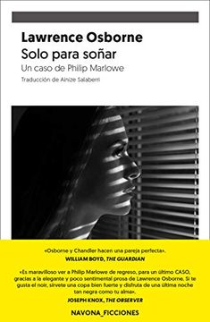 portada Solo Para Soñar: Un Caso de Philip Marlowe (Navona_Ficciones)