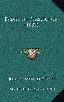 portada essays in persuasion (1932)