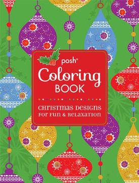 portada Posh Adult Coloring Book: Christmas Designs for Fun & Relaxation (Posh Coloring Books)