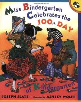portada Miss Bindergarten Celebrates the 100Th day of Kindergarten (Picture Puffins) (en Inglés)