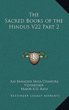 portada the sacred books of the hindus v22 part 2 (en Inglés)