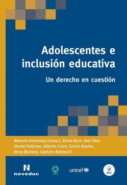 portada adolescentes e inclusion educativa (in Spanish)